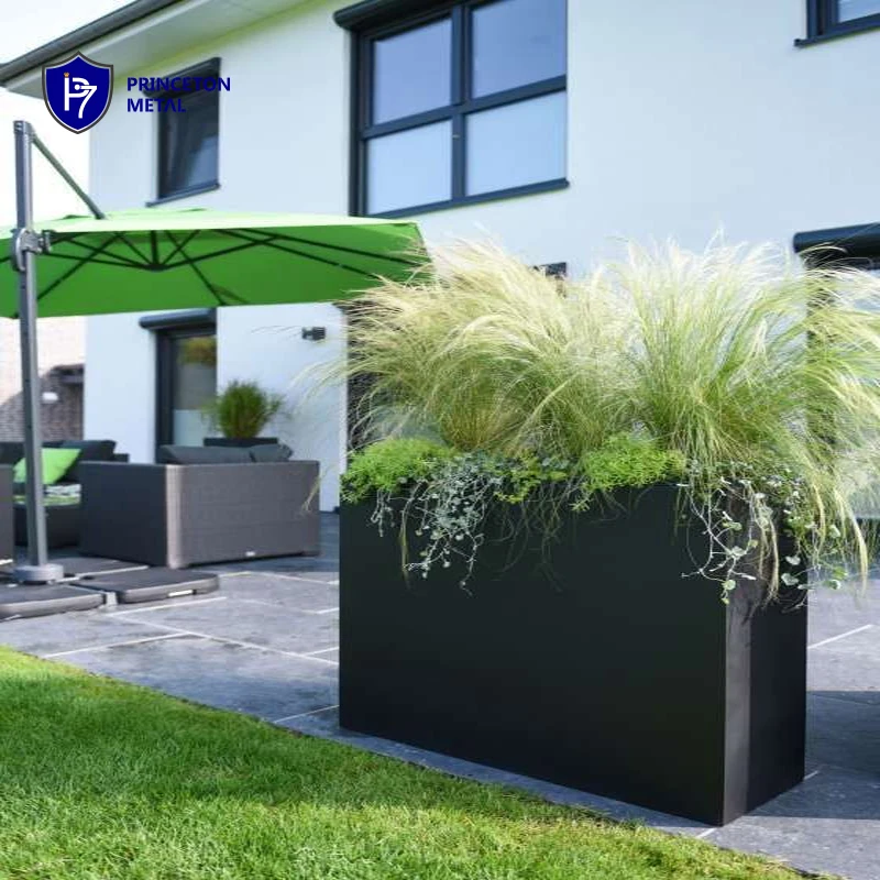 outdoor aluminum raised garden bed Customized commercial Aluminum planter box for distributor reseller