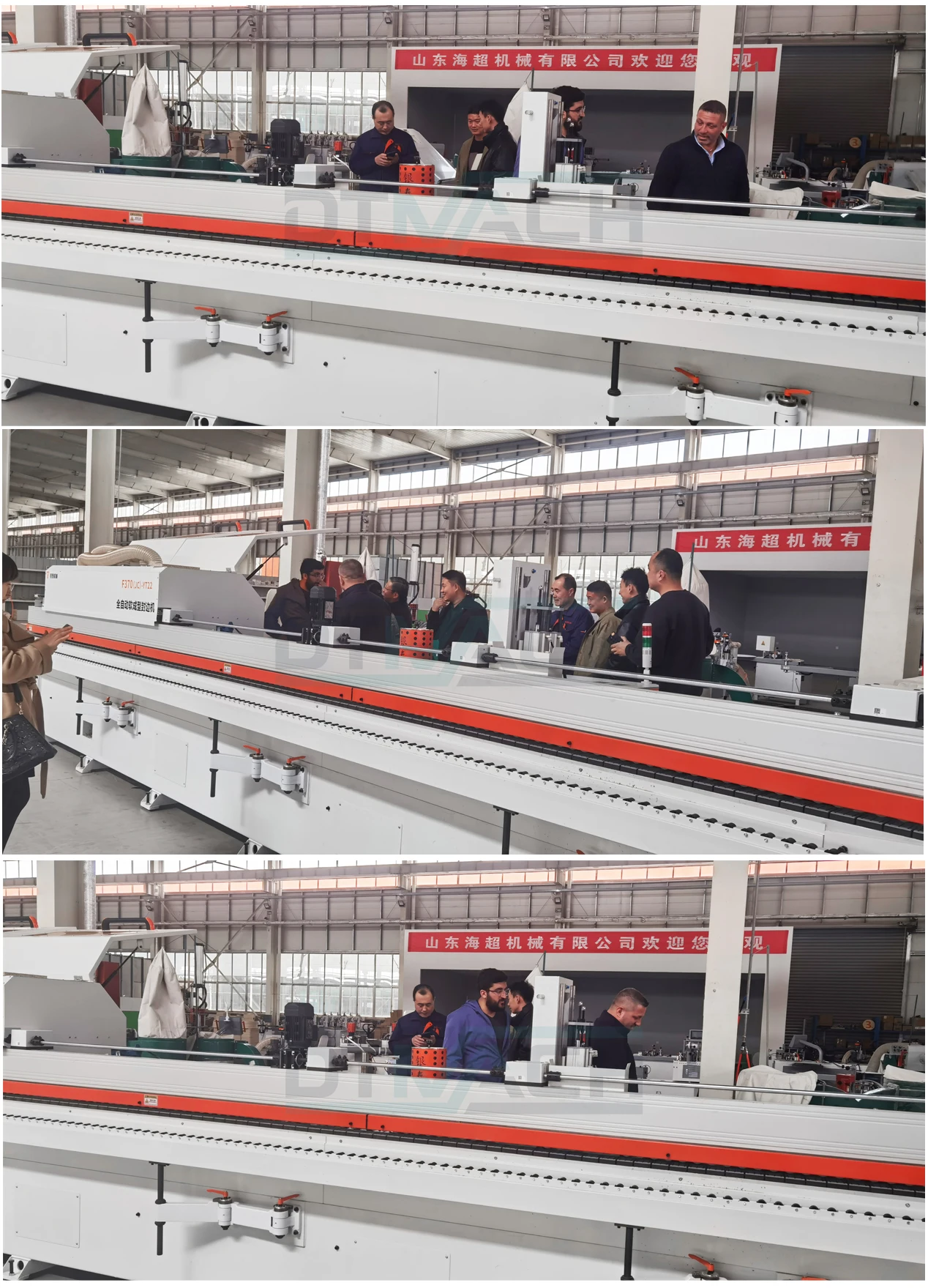 DTMACH F370 pvc mdf pur automatic edge bander machine straight 45 degree manual edge banding machine