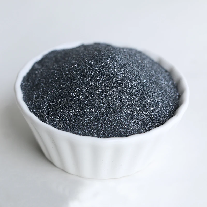 Corundum powder black silicon carbide abrasive materials sic silicon carbide sand blasting steel grit