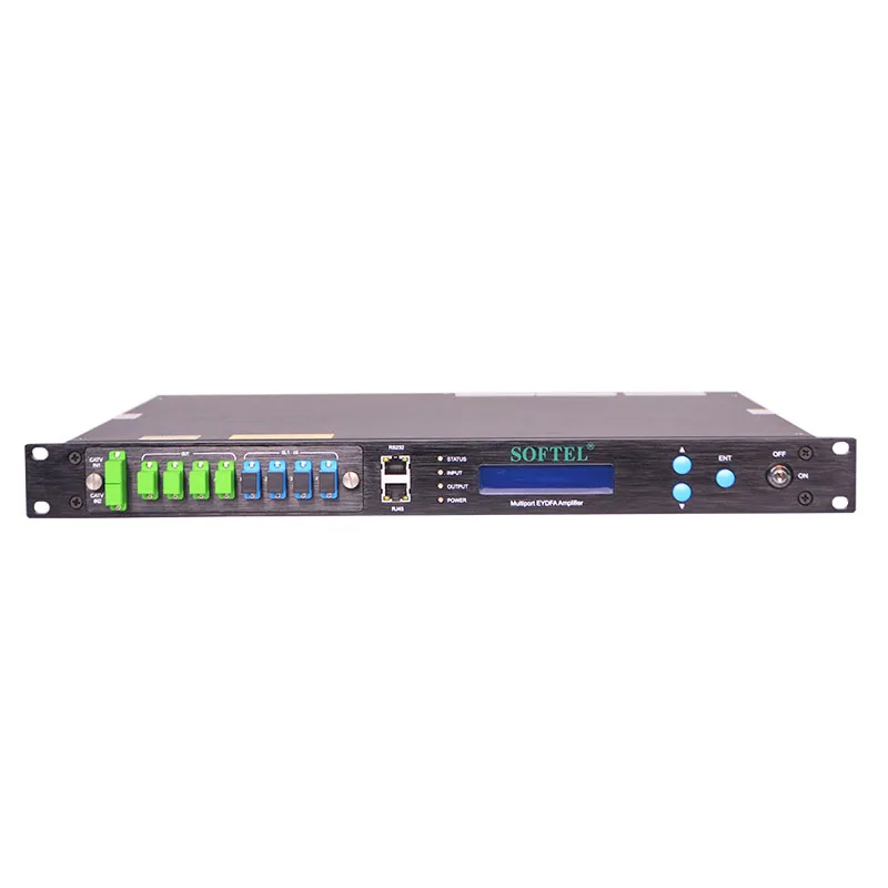 Мультивыход PON EDFA 4 порта 16 дБ WDM с 2 входами RF
