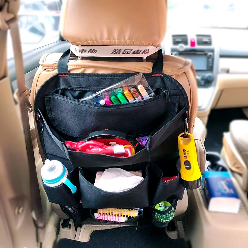 Best hanging baby car back seat tool organizer auto seat back storage organization accessories