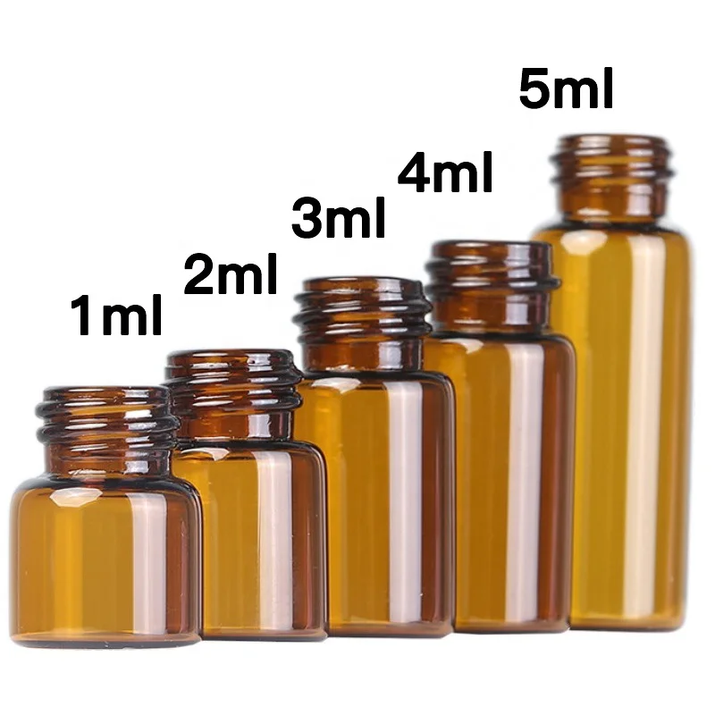Manufacturer of 1/4 dram glass sample vials 1ml sample vial with Orifice Reducer high quality no leak