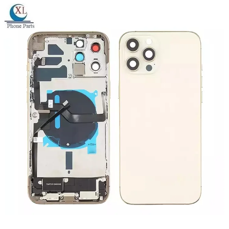 Сменный корпус для iPhone 12 Pro Max задняя крышка корпуса батарейного отсека с