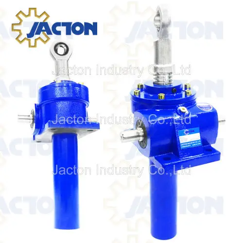 750KN Worm Screw Jack attaches heavy lifting gear motor for mechanical jack lift system
