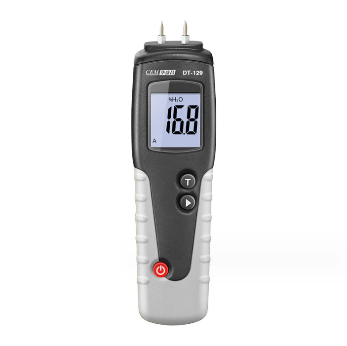 DT-129 Professional Wood Moisture Lumber Moisture Content Measuring Humidity Meter Temperature Humidity Test