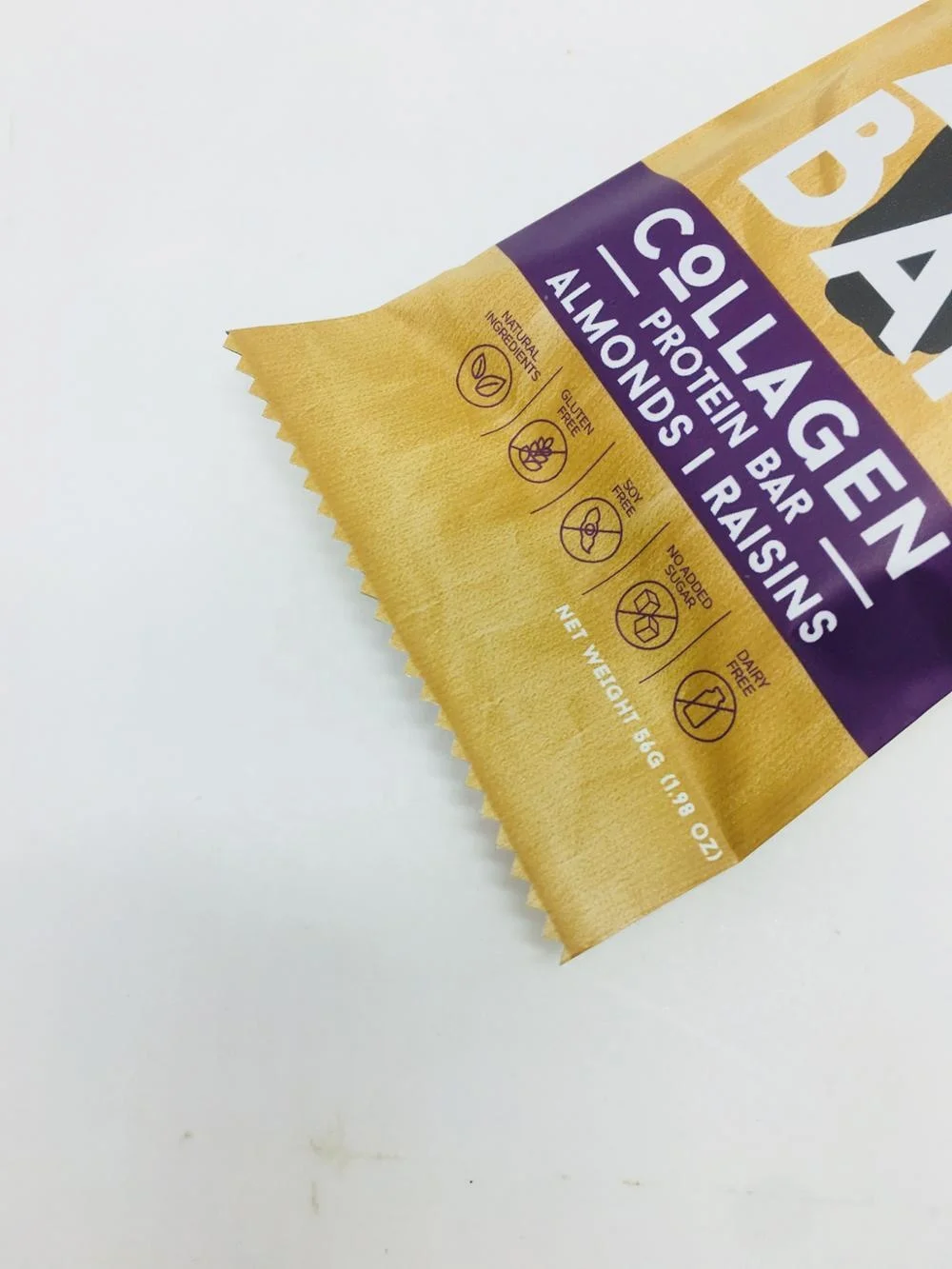 
2020 private label aluminum foil wrapper protein bar packaging 