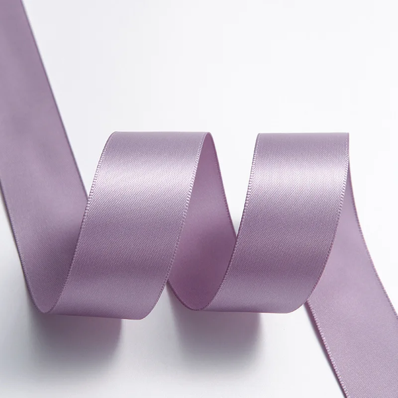 Hot Sale Mixed Colors 196 Colors 3-100mm Single Sided Double Sided Polyester Silk Ribbon Wholesale Ribbon Supplier