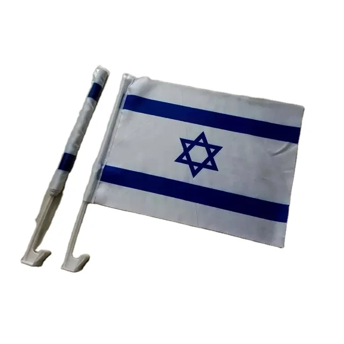 Оптовая продажа 12 'x 18' 30x45 см израильский Автомобильный флаг Национальный страны для