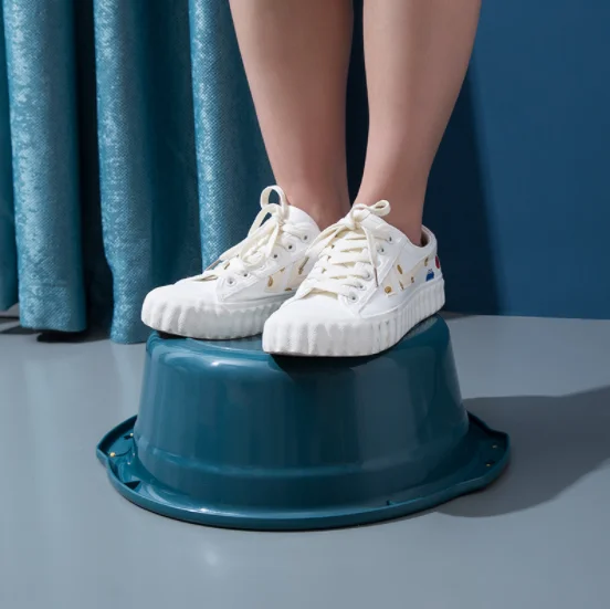 Cute Round PP Plastic Washbasin Hair Hand Wash Basin Three Size Washbowl