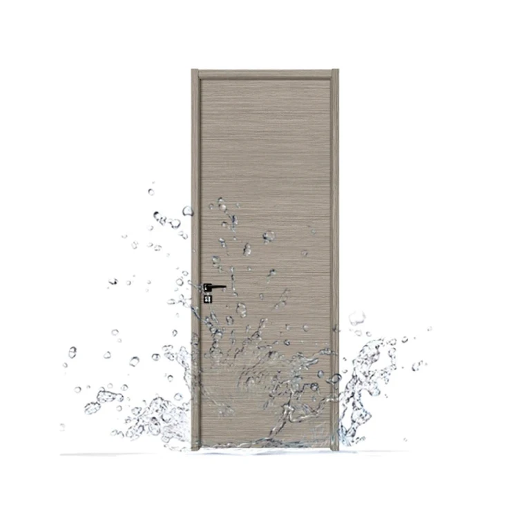 Factory Price Wood Plastic Composite Interior Design Wooden Office Door Indoor Interior Natural Engineered Wood doors for houses