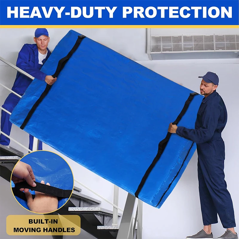 Factory Wholesale Heavy Duty Mattress Bags Protector Cover for Moving Storage Waterproof Bed Mat Mattress Protect Dustproof Bag
