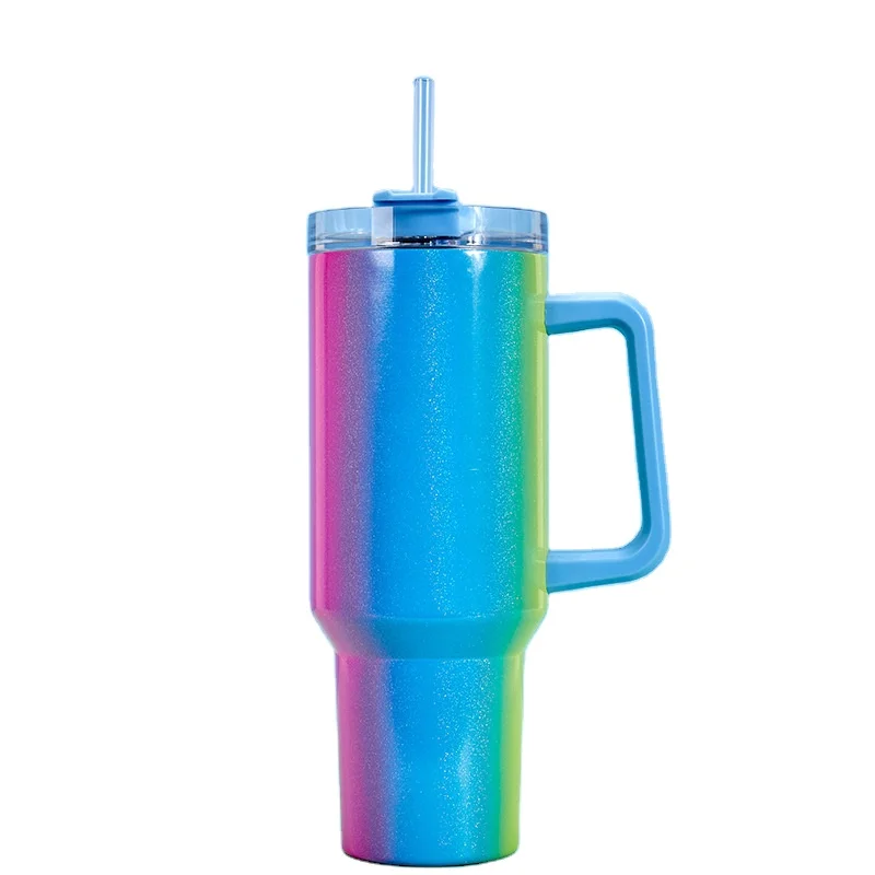 40oz Handle Ice Bully Thermos Cup 304 car cup stainless steel water cup unique water bottle steel mug