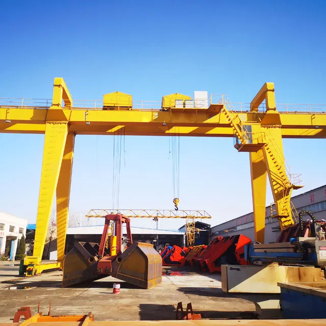New product 50T 12M double girder container gantry crane with trolley