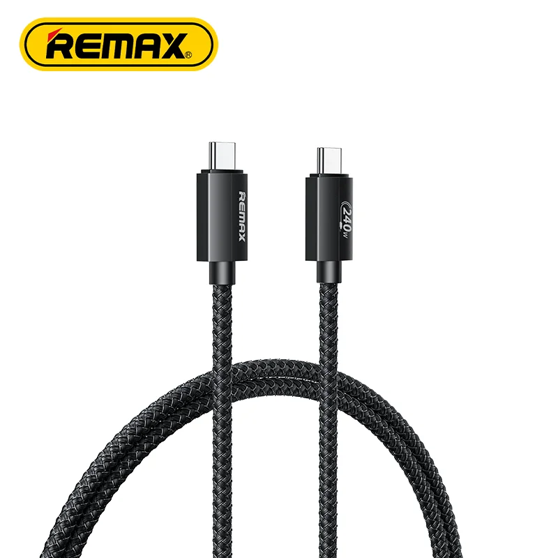 REMAX Data Cable PD240W Fast Charging For Laptops Phone C-C USB2.0 Type-c Cable RC-C035 2023 New OEM ODM High Quality Data Line