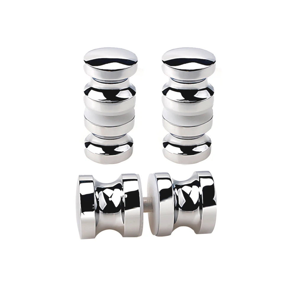 Наборы ручек для ящиков и дверей шкафов односторонние ручки душевой комнаты красивый интерьер полированная латунь хром дверная