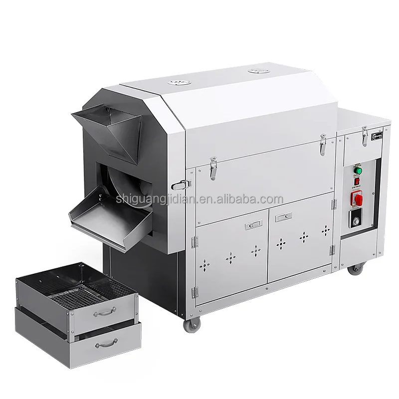 High efficiency quality multifunctional sauteing Machinesoya bean melon seeds Roasting Machine Of Grocery Food