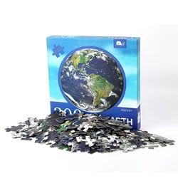 Miniwhale Round puzzle  400pcs Mars educational paper toys for kids adult  jigsaw puzzle shapes