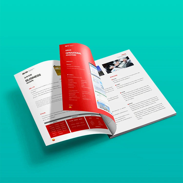 cheap custom hardcover paperback booklet magazine brochure book printing service