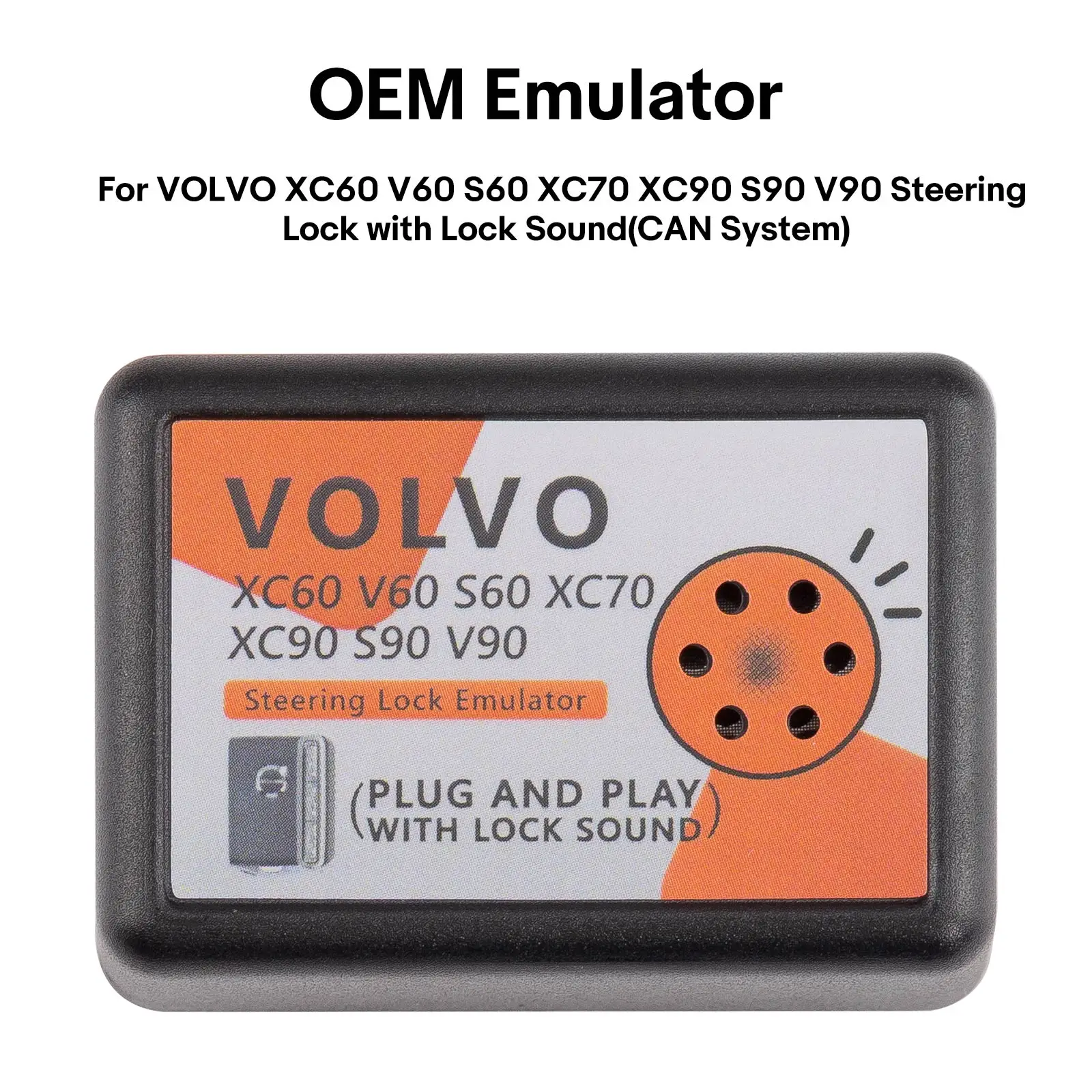 OEM Emulator for XC60 V60 S60 XC70 XC90 S90 V90 Steering Lock with Lock Sound(CAN System)
