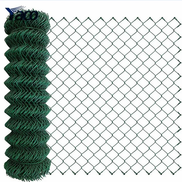 10 swg 50mm pvc coated galvanized chain link fence