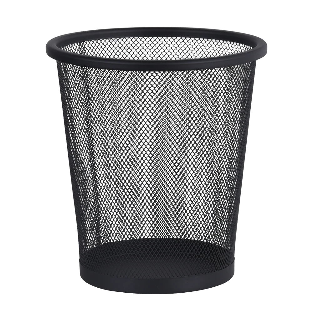 Office Can iron Mesh Waste Bin paper craft wast basket Paper Net Trash Basket
