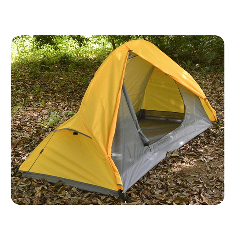 Professional Single Man Ultralight Aluminium Pole Camping Tent Super Lightweight and for Outdoor Hiking