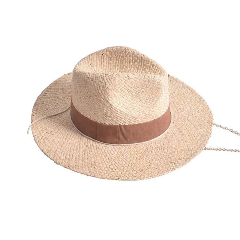 Высокое качество мужское платье шляпа лента соломенная широкополая дизайнерский стиль для повседневного путешествия на открытом воздухе праздничные спортивные мероприятия