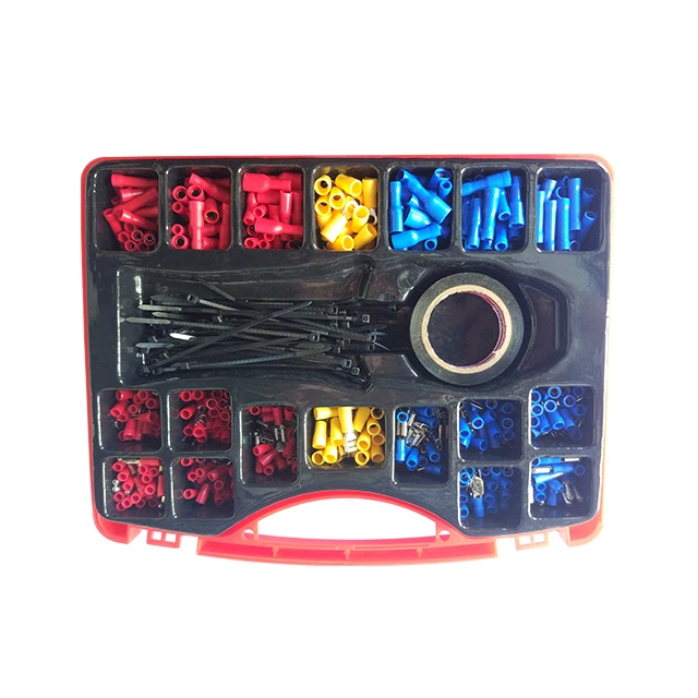 Plating tin insulated spade fork cable lug terminal connector Crimp crimping tool Terminals