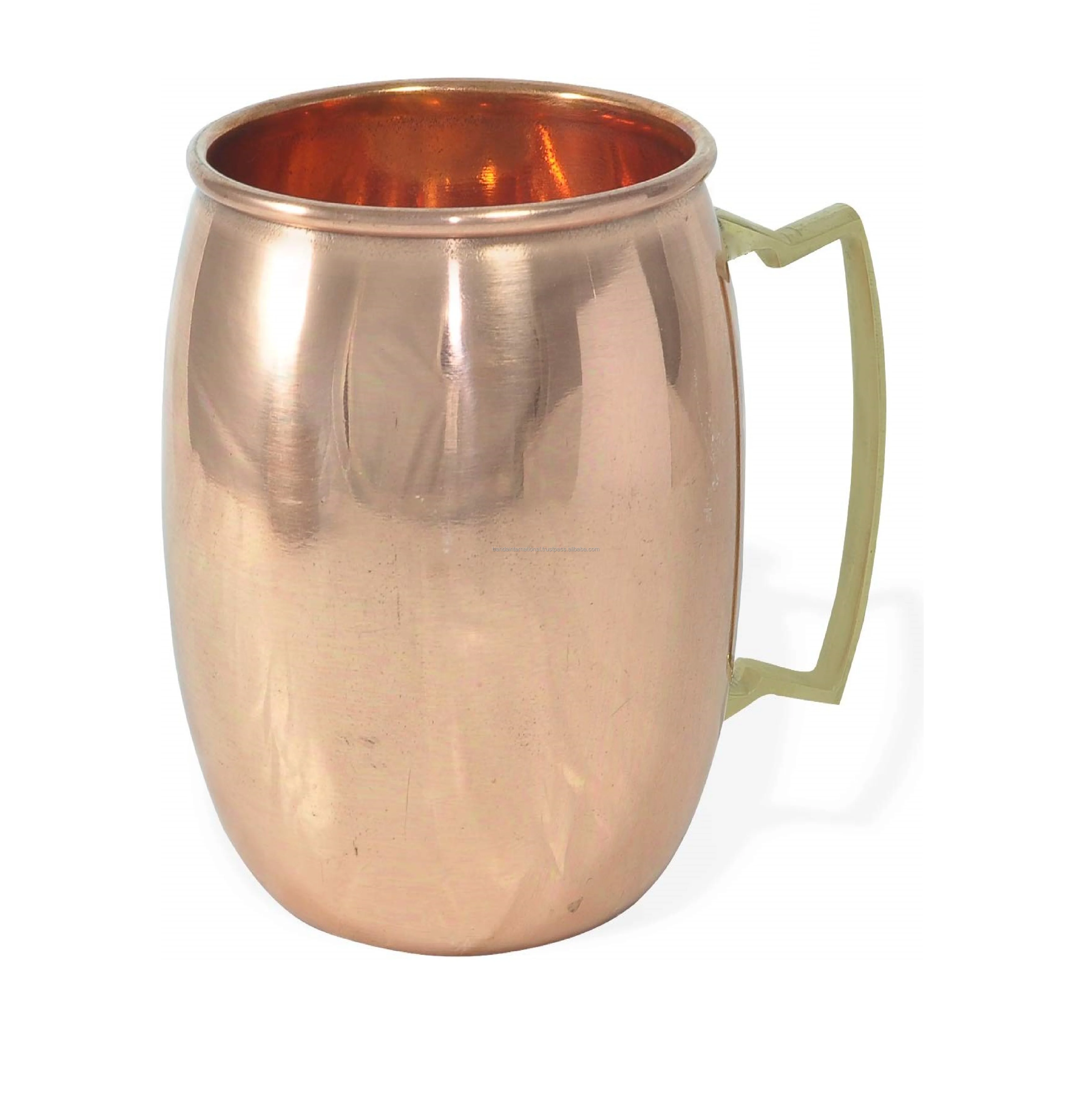 Low Price Copper Plated Mug High Quality Metal Moscow Mule Mug  Premium Quality Tea Cup