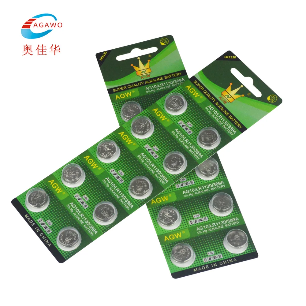 CROWN C Button Cell Battery A10 Lr1130 Button Cell Battery Lr1130 Battery Cell for Toys