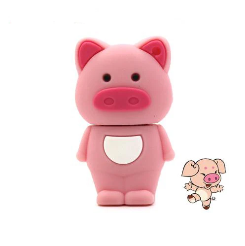 Cartoon Tiger Usb Flash Drive Disk Animal Dog Rabbit Horse Monkey Memory Stick Mouse Pendrive Pig Cattle Pen drive 8GB   Dragon