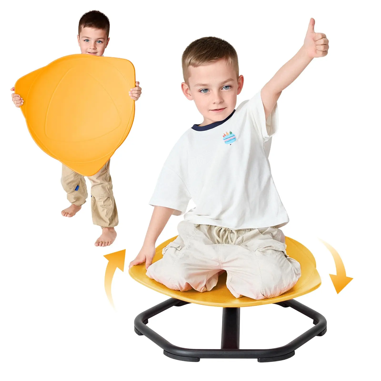 Autism Kids Swivel Chair,Sensory Toys for Kids,Spinning Chair Wobble Seat Balance Toy,Toddler Balance Physical Therapy Equipment