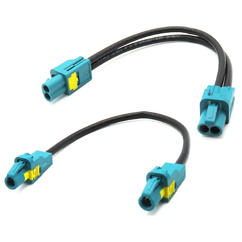 Customized RG174 Mini Fakra 2way 4way male to female extension cable for car