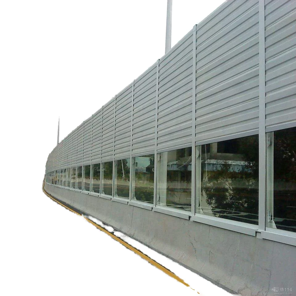 Modern Design Residential Noise Barrier Outdoor Sound Proof and Noise Reduction Metal Wall for Highway Use