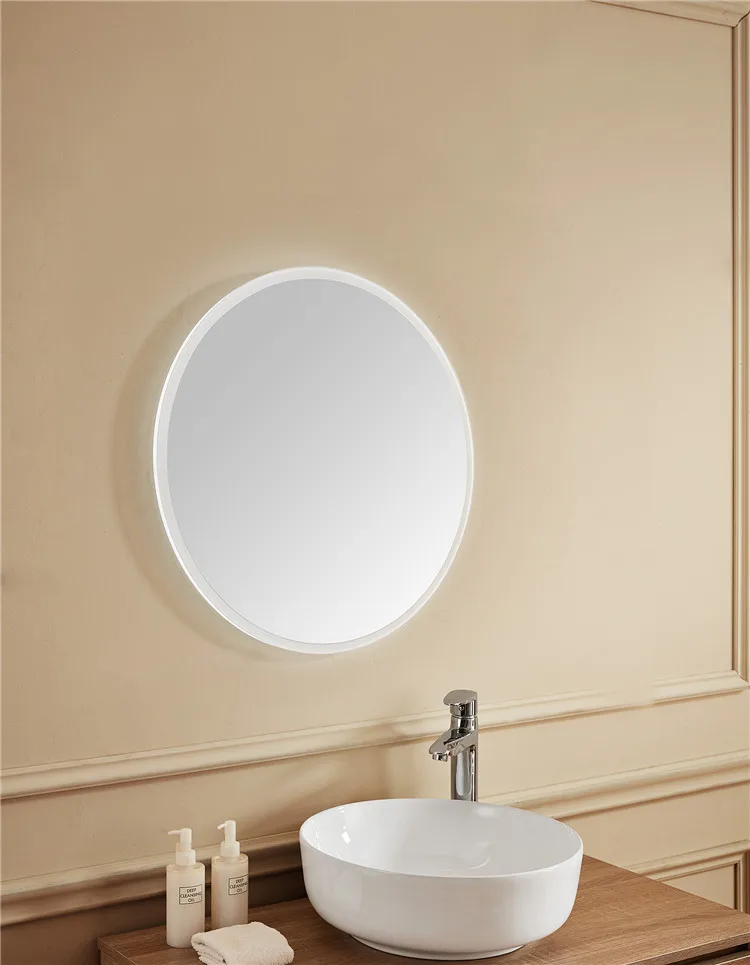 round mirror bathroom led mirror vanity mirror with LED lights