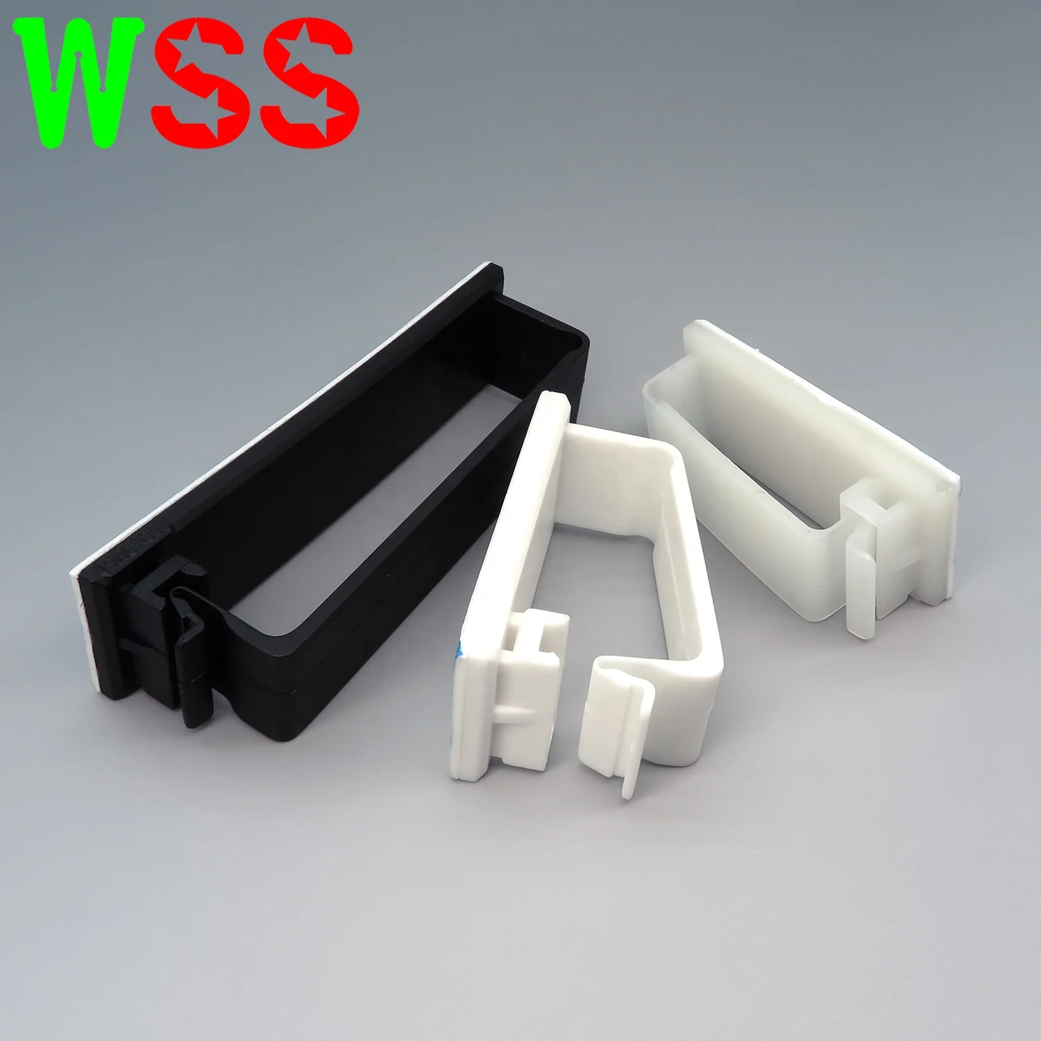 Adhesive Flat Tie Mount Nylon Cable Tie Holder Flat Wire Clip 3M Adhesive Base
