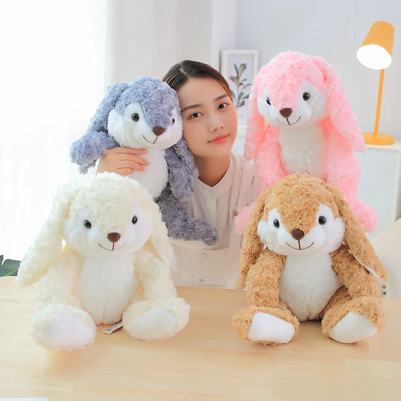 Popular Design Custom Plush Toy Stuffed Animal 12' Rabbit Plush Toy Long Eared Rabbit Companion Stuffed Animals