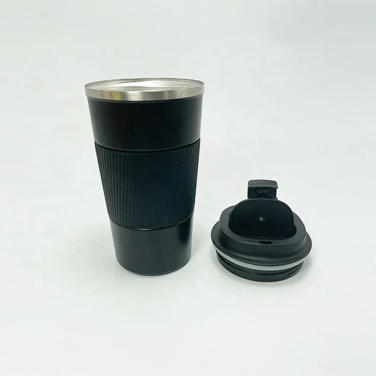 Wholesale double wall stainless steel vacuum insulated cute korean a mugs and cup with sleeve