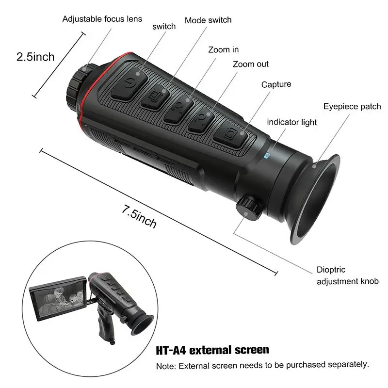 Cheap new best selling vision scope monocular thermal imaging scope hunting night vision thermal imaging scope OEM
