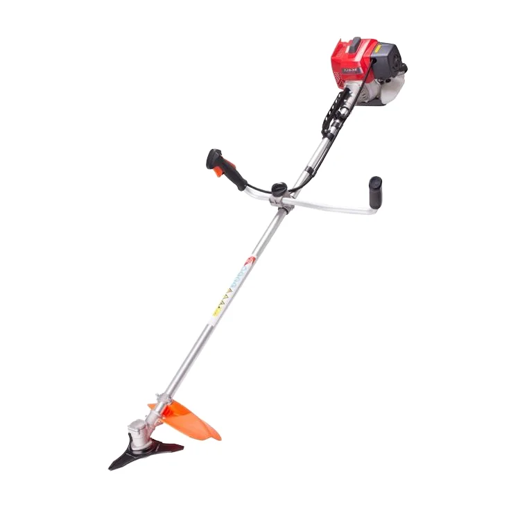 53.2CC Bike Handle New Model 2 Stroke Gas Brush Cutter KAWASAKI Engine TJ53E Petrol Weed Wacker 32MM String Trimmer