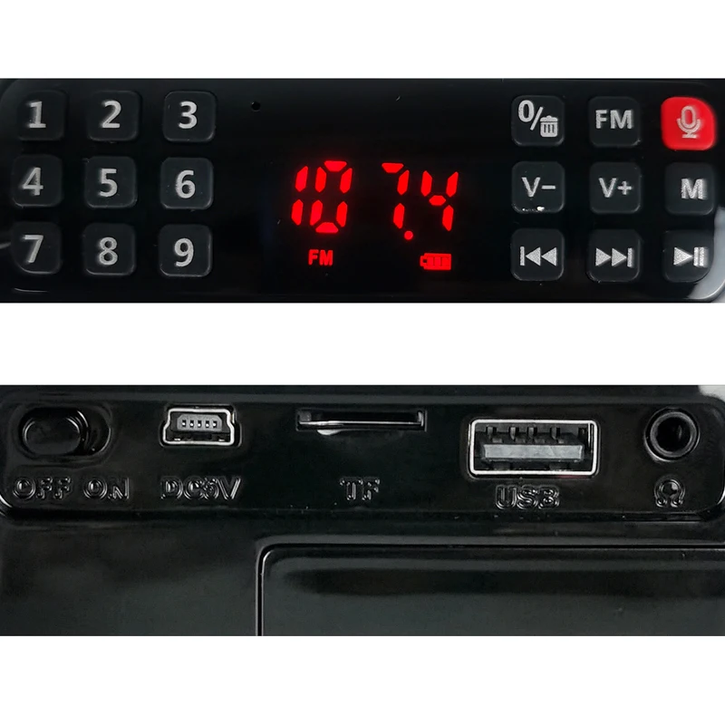  Хорошее качество Портативный fm-радиоприемник с USB TF-картой воспроизведение перезаряжаемая батарея синий зуб запись aux in радио динамик