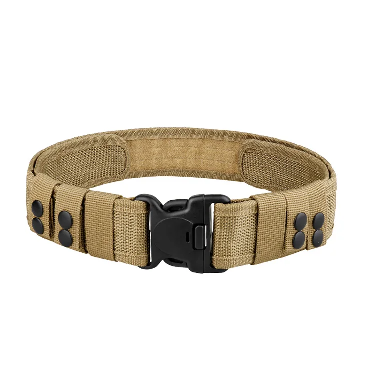 2022 New products tactical waist belt, casual solid color adjustable oxford fabric belt