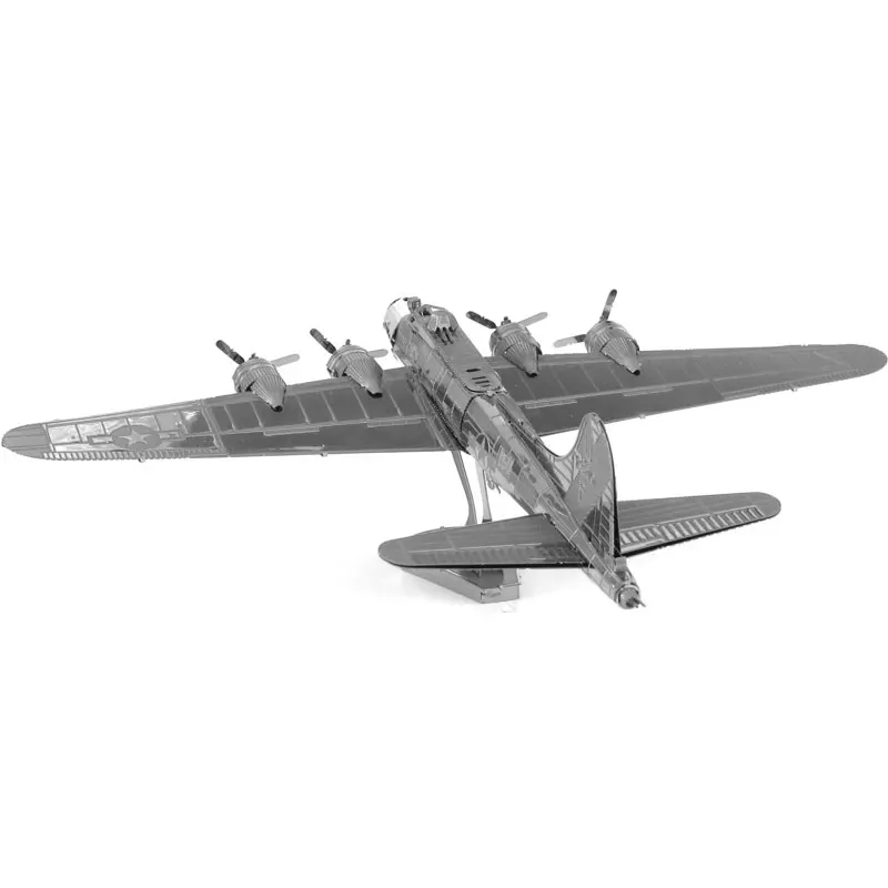 Metal and iron craft fighter DIY assembling model 3D glue free stereoscopic puzzle is difficult