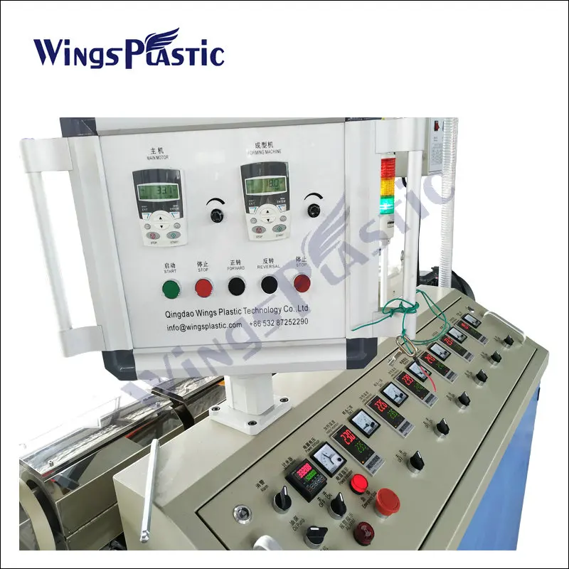 Automatic High Capacity PE Single Wall Corrugated Pipe Making Machine Extrusion Line