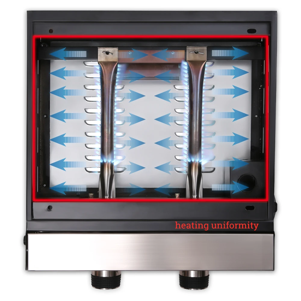 Plancha Grill Commercial Stainless Steel Flat Gas Burger Griddle Grill For Restaurant Equipment