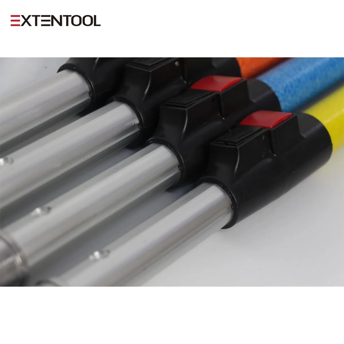 Extentool  hot  telescopic fiberglass handle stick insulation telescopic pole for cleaning gutters