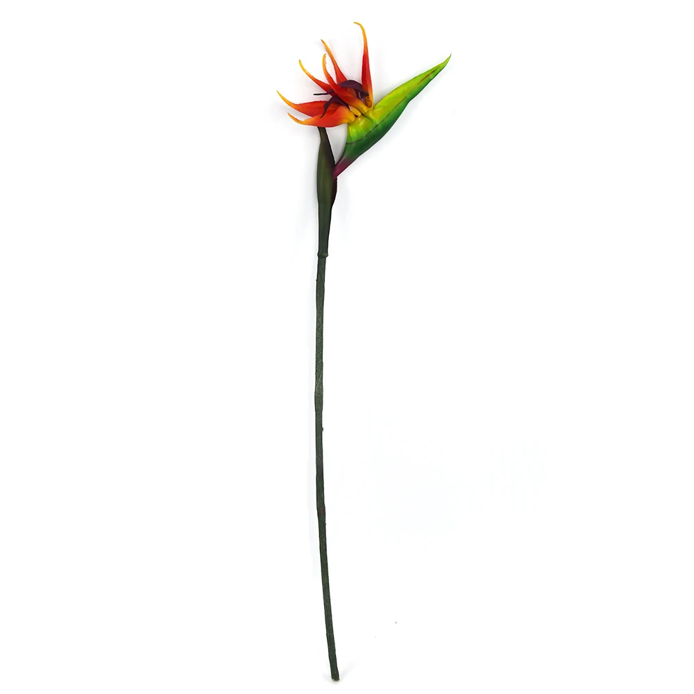 High Simulation Heaven Bird Flower Single Stem Artificial Bird Of Paradise Plant