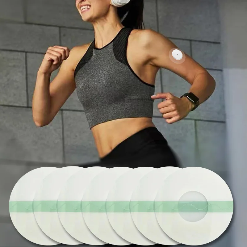 Waterproof Clear CGM Protection Sensor Covers Full Coverage Transparent Tape Hypoallergenic Adhesive patches