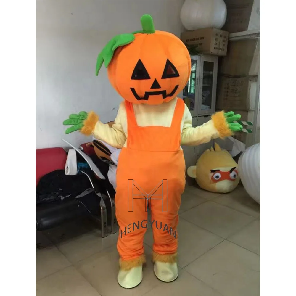 Hengyuan Pumpkin Mascot Costume for Cosplay Party Adult Pumpkin Inflatable Costume Party Show Doll