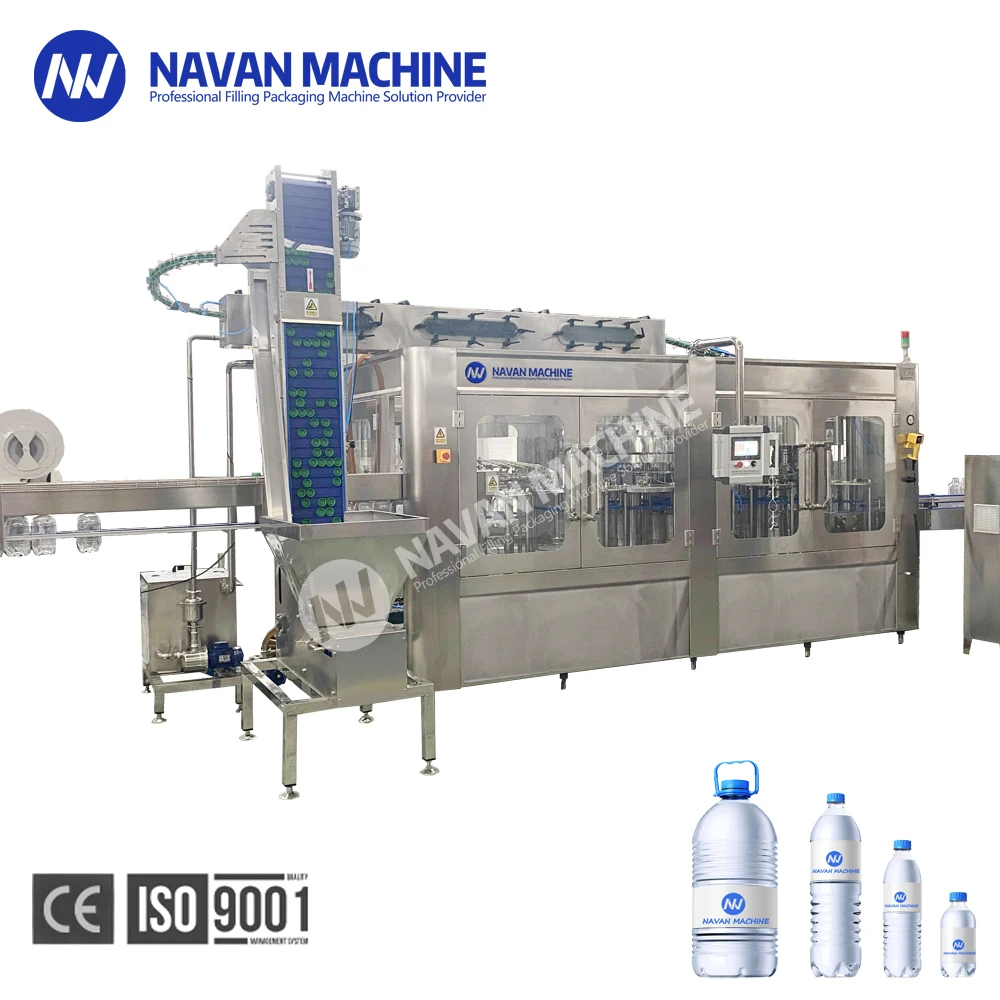Fully Automatic Mineral Water Plant Water Bottling Machine For Pure And Mineral Water Production Line